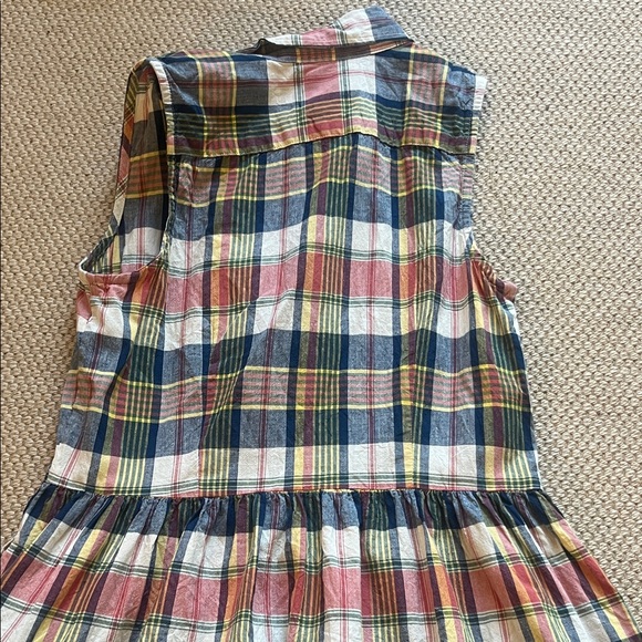 Polo Ralph Lauren Multicolor Plaid Shirt Dress - size 10 - Picture 5 of 7